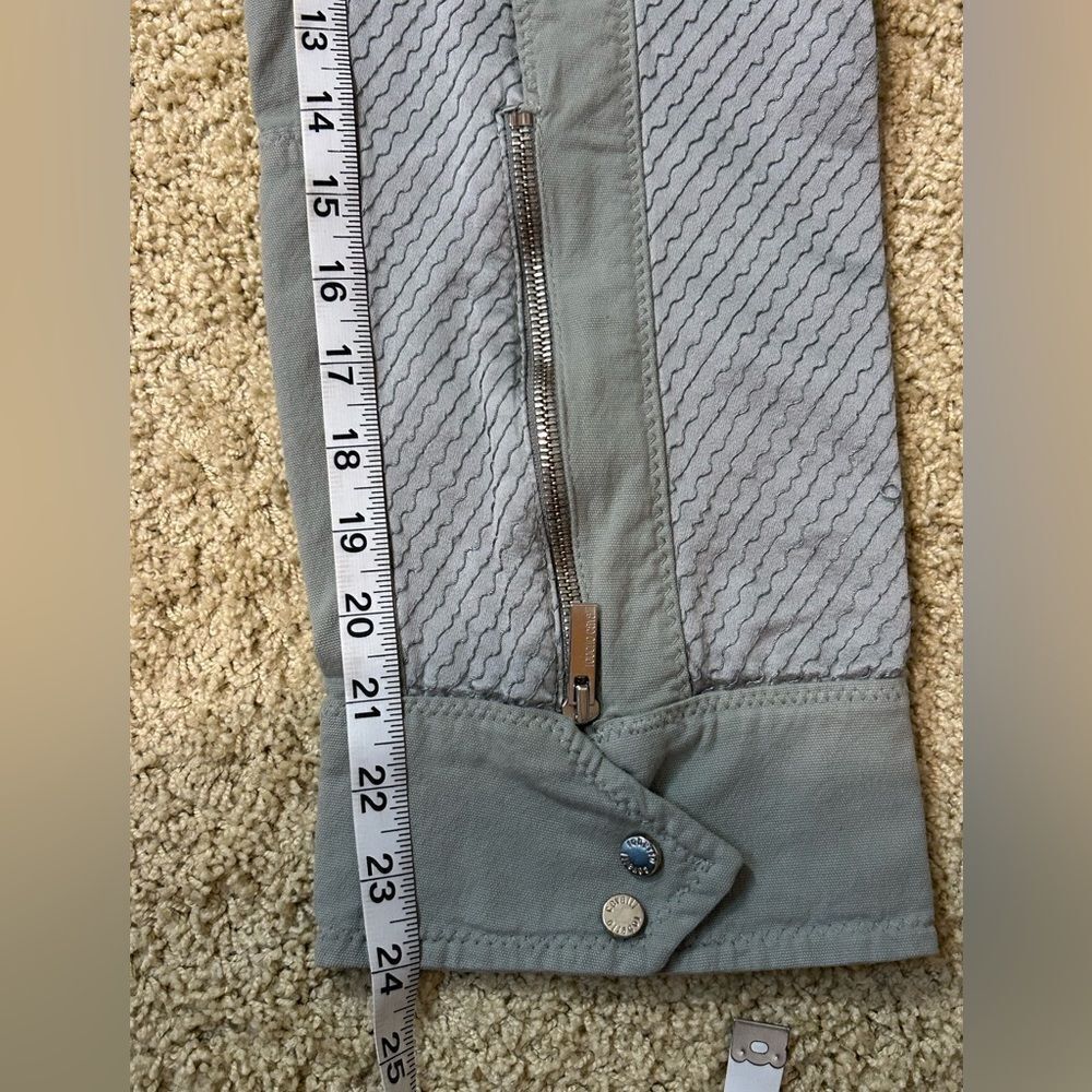 Roberto Cavalli cropped Riding Pants Satin detail Steel Size S $875 - Picture 11 of 15